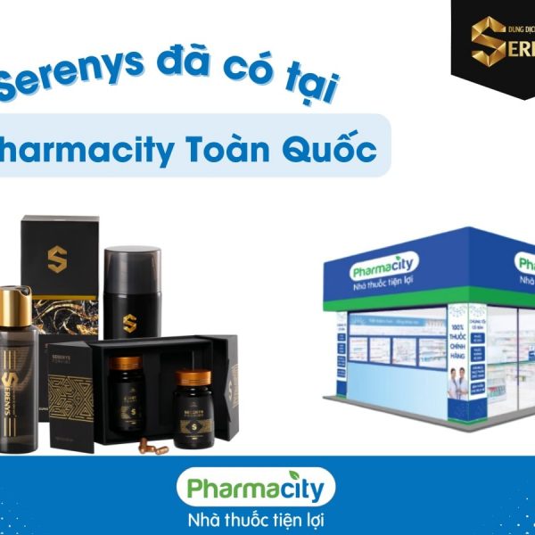 Dung dịch vệ sinh nam Serenys đã có mặt tại Pharmacity